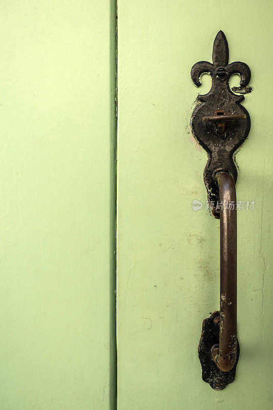 Handle on Old Door, Camargu, France